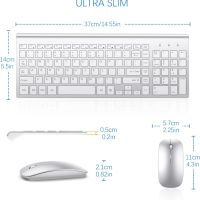 Безжична клавиатура и мишка TopMate Ultra Slim Combo, 2.4G, снимка 13 - Клавиатури и мишки - 45863616