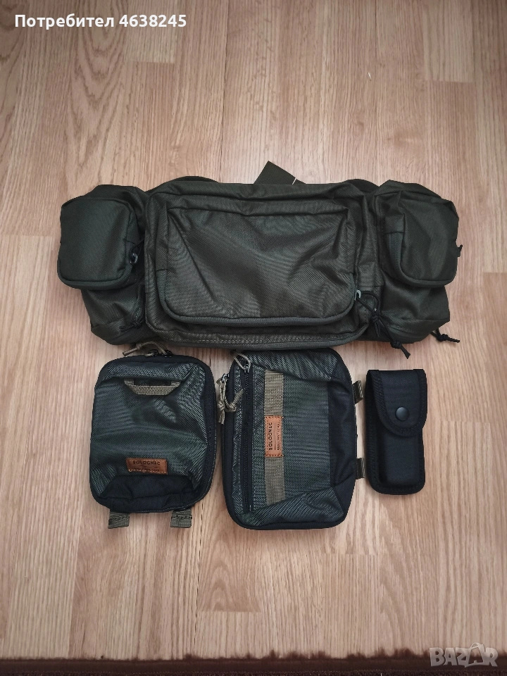 два броя чантички за раница с калъфче за сгъваем нож , снимка 1