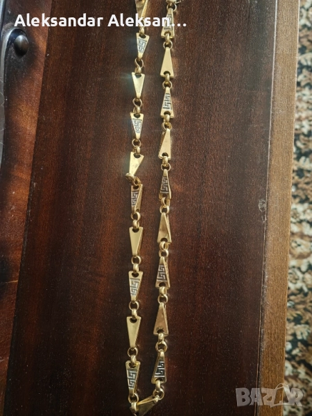 мъжки златен ланец , снимка 1
