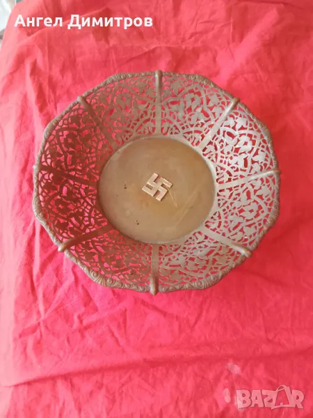 Трети райх месингова панера , снимка 1