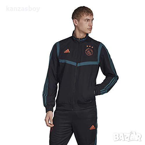 adidas ajax amsterdam trak jacket - страхотно мъжко горнище С, снимка 1