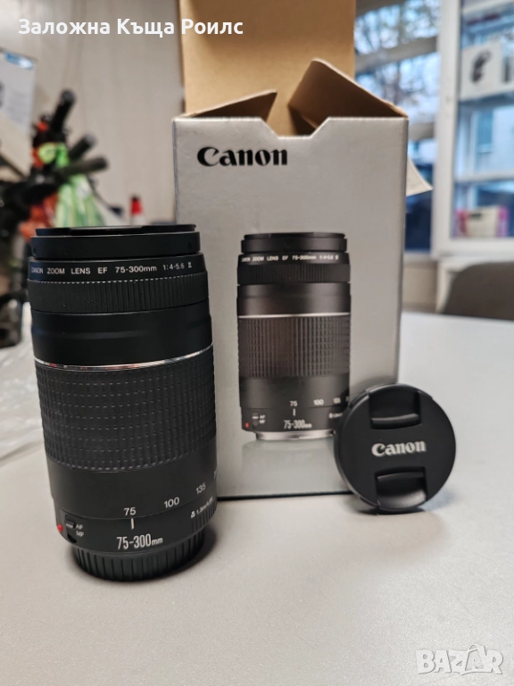 Oбектив Canon EF 75-300mm f/4-5.6 III, снимка 1
