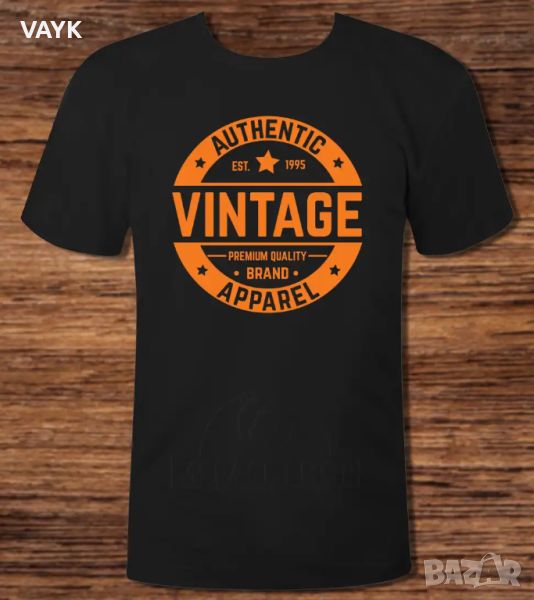 Тениска с декоративен печат - Authentic Vintage Apparel, снимка 1