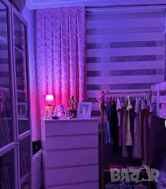 Щори ECD  Ролетни, Текстилни, Двойни, Без пробиване, Включен монтажен материал, Бял,Сив ,Бежов, снимка 1