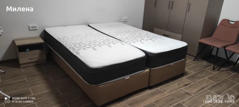 Модулен гардероб и френски легла, снимка 1