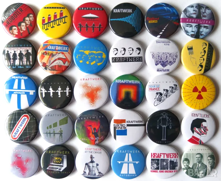 Значки на KRAFTWERK, комплект #2, снимка 1