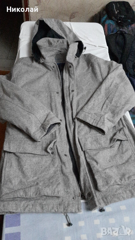 Зимно палто с качулка John Slim, снимка 1