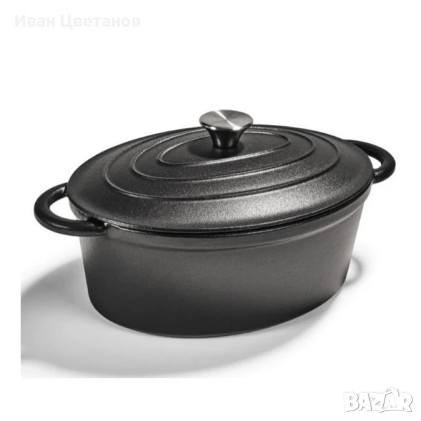 Чугунен бретер KITCHEN CLUB с емайлирано покритие – 4 литра, снимка 1