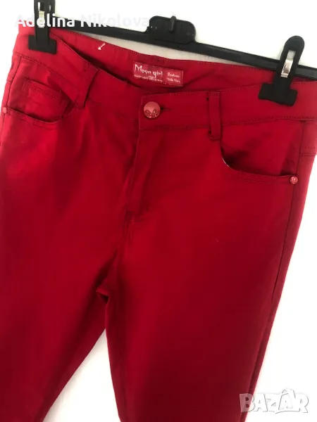 Панталон наситено червен цвят, снимка 1