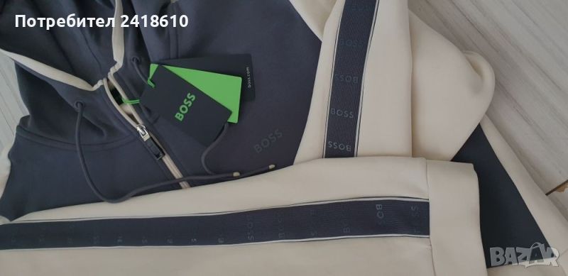 Hugo Boss Saggy 1 Hoodie Full Zip Mens Size XL НОВО! ОРИГИНАЛ! Суичер с цял Цип!, снимка 1