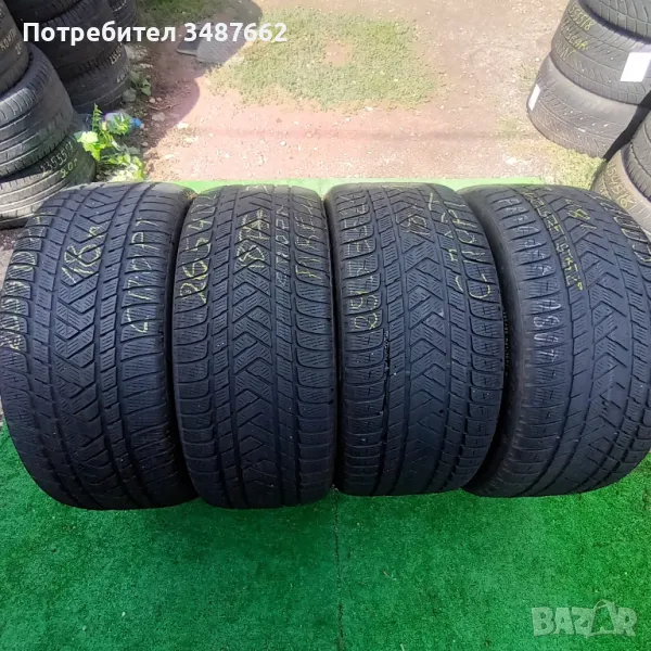 21 цола спорт пакет 295 35 и 265 40 21 PIRELLI  SCORPIO 4броя зимни дот 2018г , снимка 1