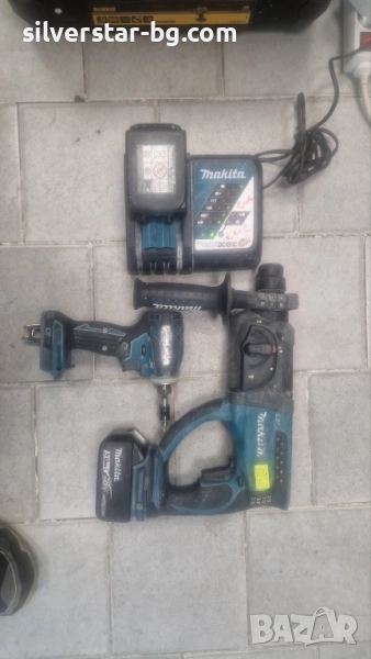 Перфоратор и винтоверт зарядно Makita Макита, снимка 1
