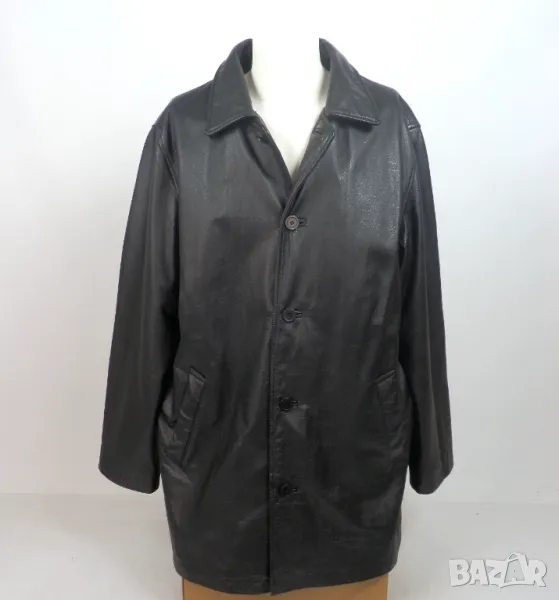 L-XL Кожено яке (естествена кожа), снимка 1