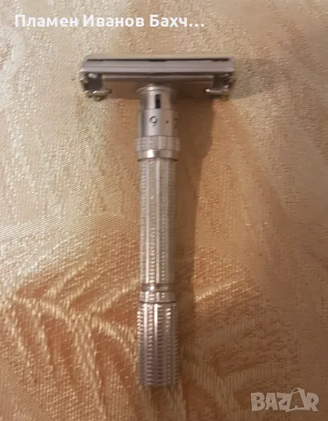 Продавам самобръсначка за класическо бръснене Gillette Slim Adjustable, снимка 1