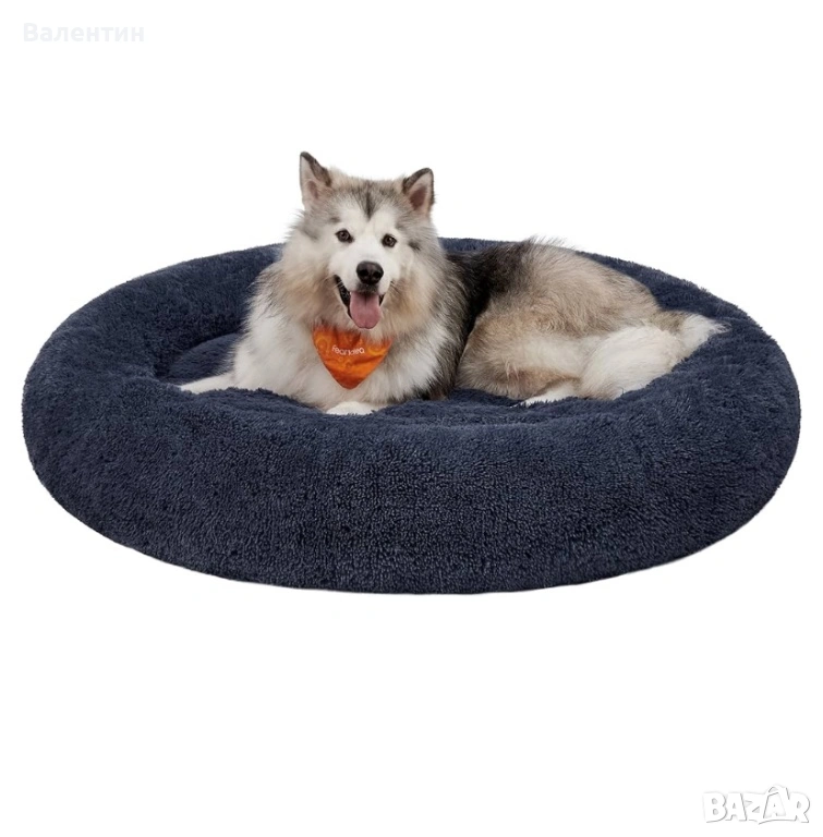 Пухкаво кучешко легло Feandrea диаметър 140см, снимка 1
