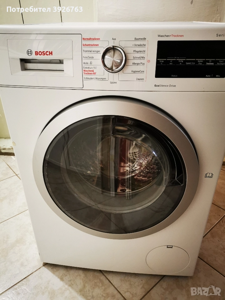 Пералня със сушилня Bosch Series 6, снимка 1