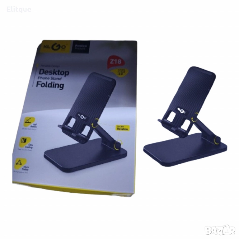 Регулируем държач за мобилен телефон KLGO K18, снимка 1