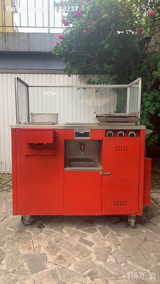 Газова количка за приготвяне на сандвичи, снимка 1