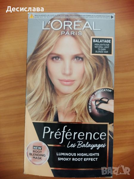 Loreal Preference балеаж Les Balayages боя за коса за светло до тъмно рус цвят, снимка 1