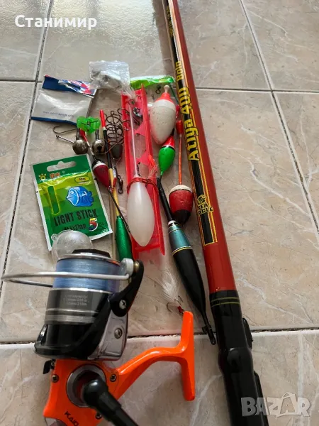 Нови въдица, макара,такъми, снимка 1