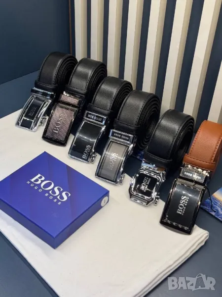 колани от естествена кожа в кутия hermes hugo boss christian dior , снимка 1