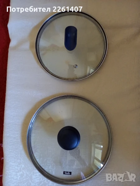 Стъклен капак за тенджера Fisler и Делимано, снимка 1