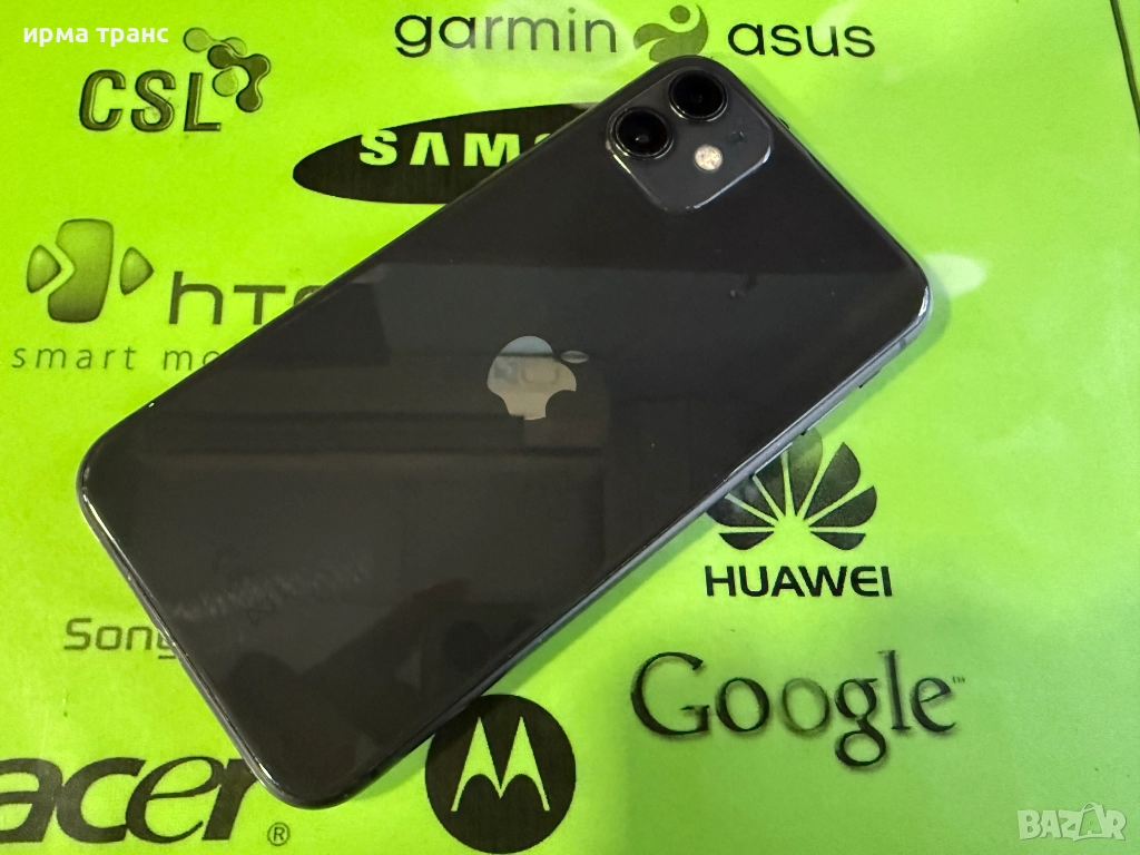 iPhone 11 64gb 91% батерия.Гаранция, снимка 1