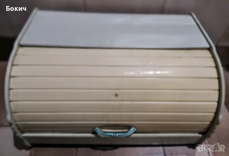 Кутия за хляб, пластмасова, с ролетен капак, снимка 1