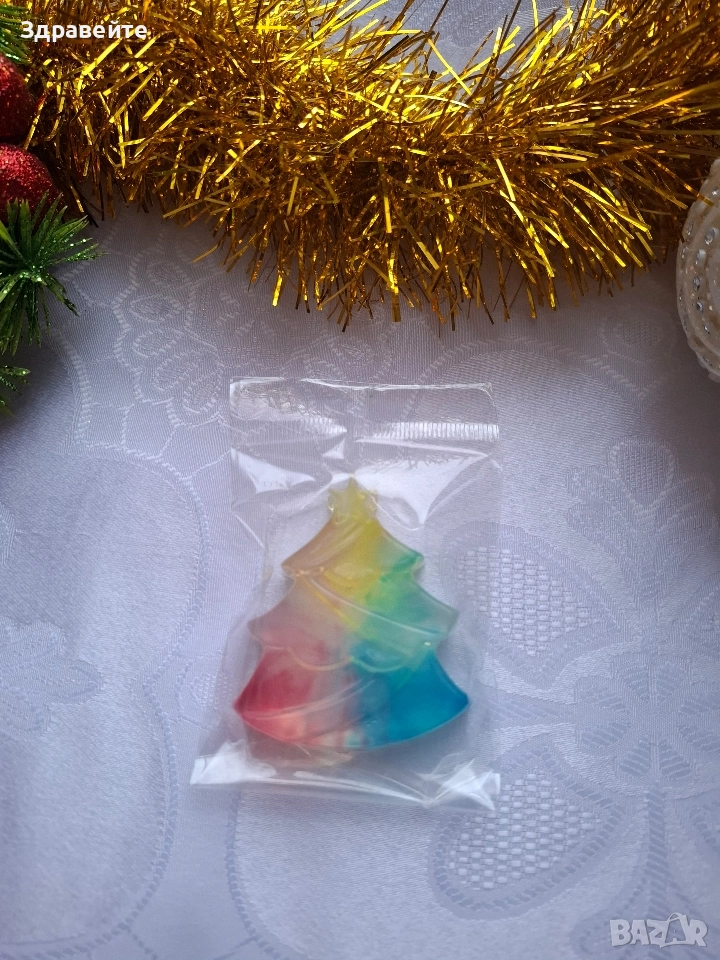 Бюджетни коледни хипоалергенни сапунчета, снимка 1