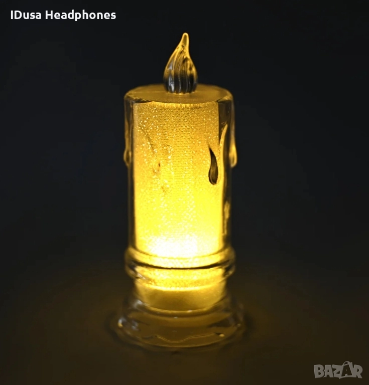 Лампа свещ без горене, снимка 1