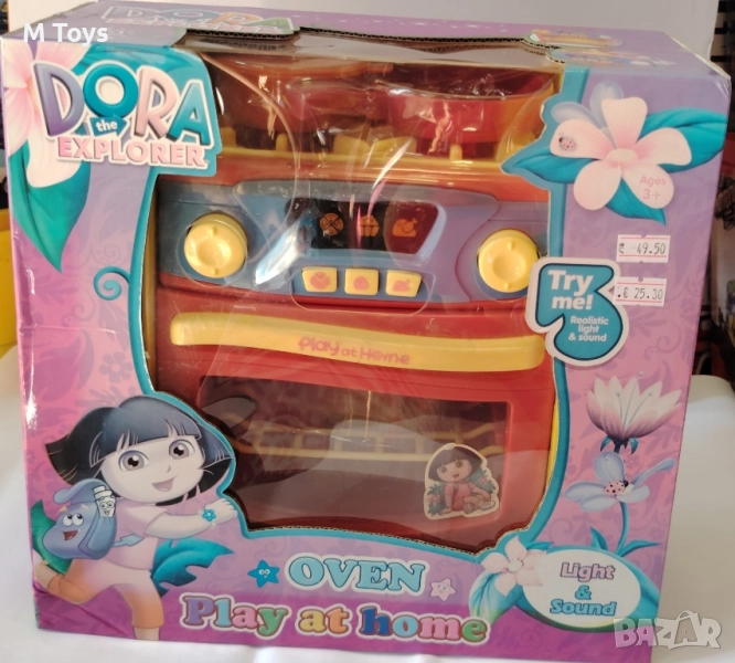 👩‍🍳 Dora the Explorer – Детска фурна с реални светлинни и звукови ефекти! 🌟, снимка 1