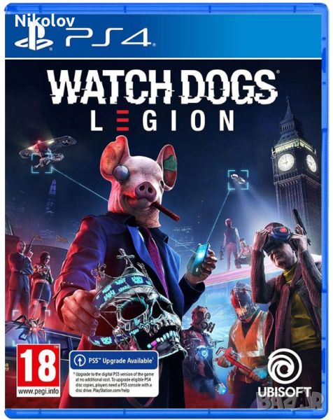 Watch Dogs Legion PS4 (Съвместима с PS5), снимка 1