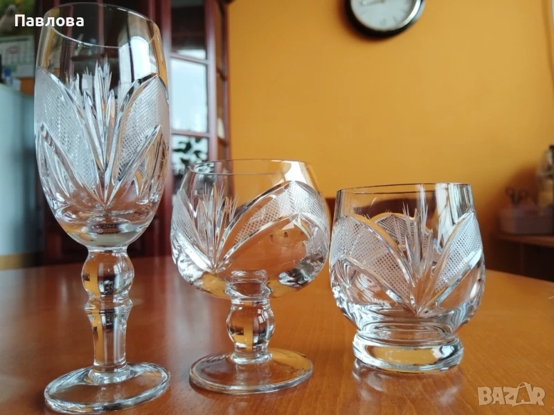 Кристални чаши серия Рамона , снимка 1