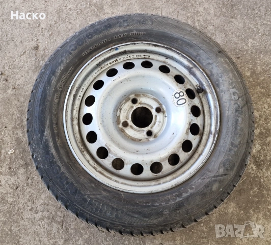 Резервна Гума с Джанта Dacia Dokker Lodgy Sandero Logan Дачиа Докер Лоджи Сандеро Логан