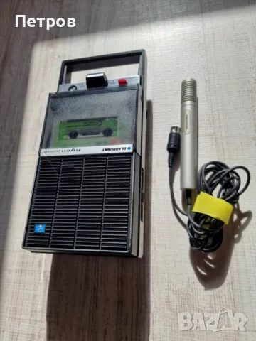 Ретро Касетофон Blaupunkt Twen Junior 1966 и микрофон Grundig, снимка 7 - Радиокасетофони, транзистори - 50328640