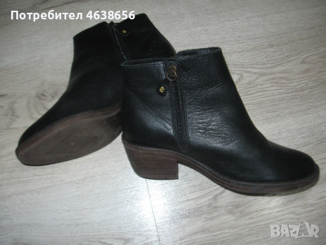 Desigual дамски боти естествена кожа, снимка 4 - Дамски ботуши - 52499713