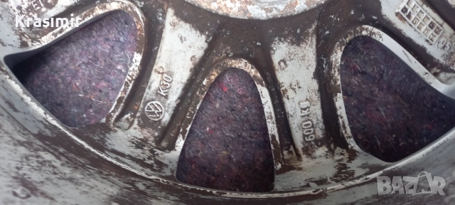 Оригинални VW алуминиеви джанти 15'' 5x112 ET50 – Borbet Germany, снимка 4 - Гуми и джанти - 51463928