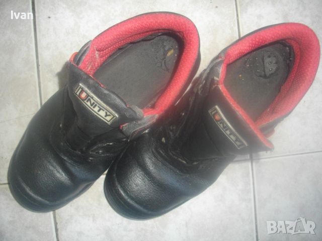 Български Работни Боти Обувки Високи от Естествена Телешка Кожа №45-UNITY-VIKING-T-ОТЛИЧНИ, снимка 3 - Мъжки боти - 45636219