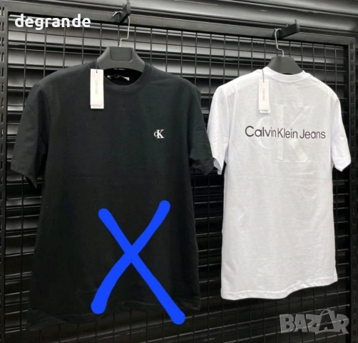 Бяла Мъжка Тениска Calvin Klein 