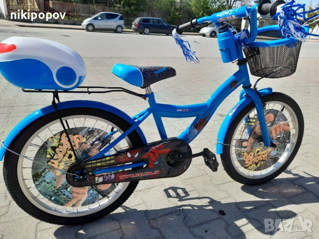 CARRERA Велосипед 20" SPIDER син, снимка 2 - Велосипеди - 53773111