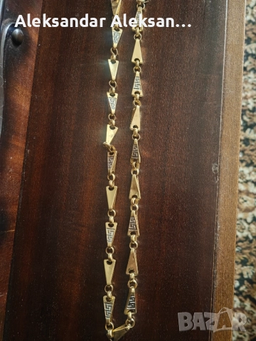 мъжки златен ланец 