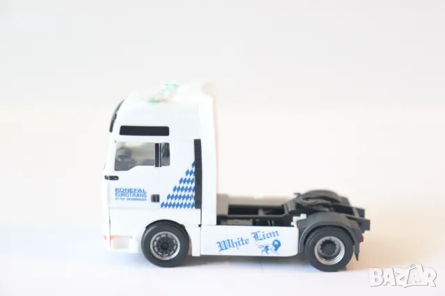 HERPA 1:87 H0 MAN TGA ВЛЕКАЧ КАМИОН TIR МОДЕЛ, снимка 2 - Колекции - 50024077