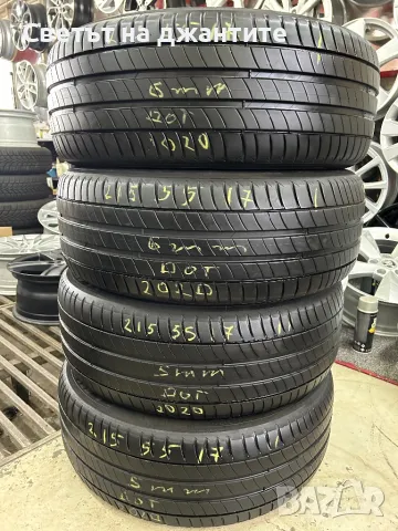 Гуми 215/55/17 Michelin 4 броя Летни, снимка 1 - Гуми и джанти - 47459487