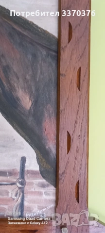 Картина за стена-маслени бои,рамка-дъб, снимка 3 - Картини - 53664071