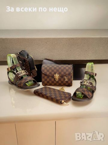 Дамски сандали Louis Vuitton Код D163 - Различни цветове, снимка 3 - Сандали - 46418593