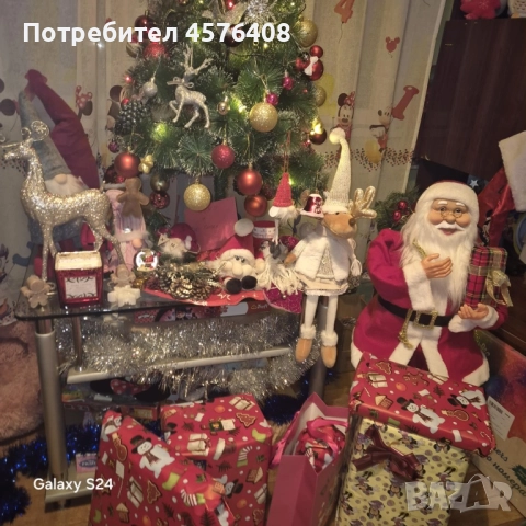Дядо Коледа 90 см внос от Англия , снимка 4 - Декорация за дома - 52441235