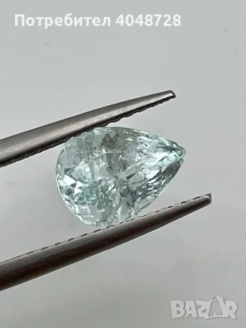 Естествен Аквамарин - 3.39ct., снимка 2 - Други - 47303267