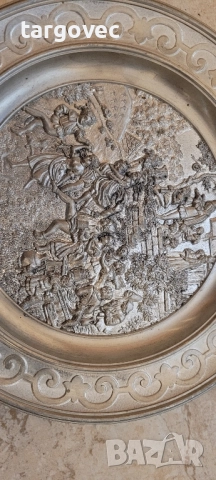 калаена чиния "сватба", снимка 2 - Декорация за дома - 51830805