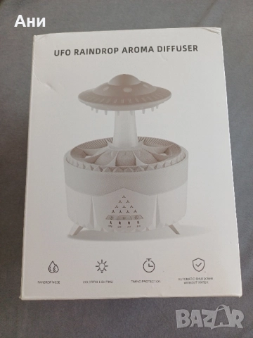 Овлажнител и аромадифузер за въздух "Гъбка", снимка 2 - Овлажнители и пречистватели за въздух - 51475454