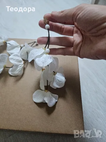 Дълги обеци, снимка 2 - Обеци - 49791404